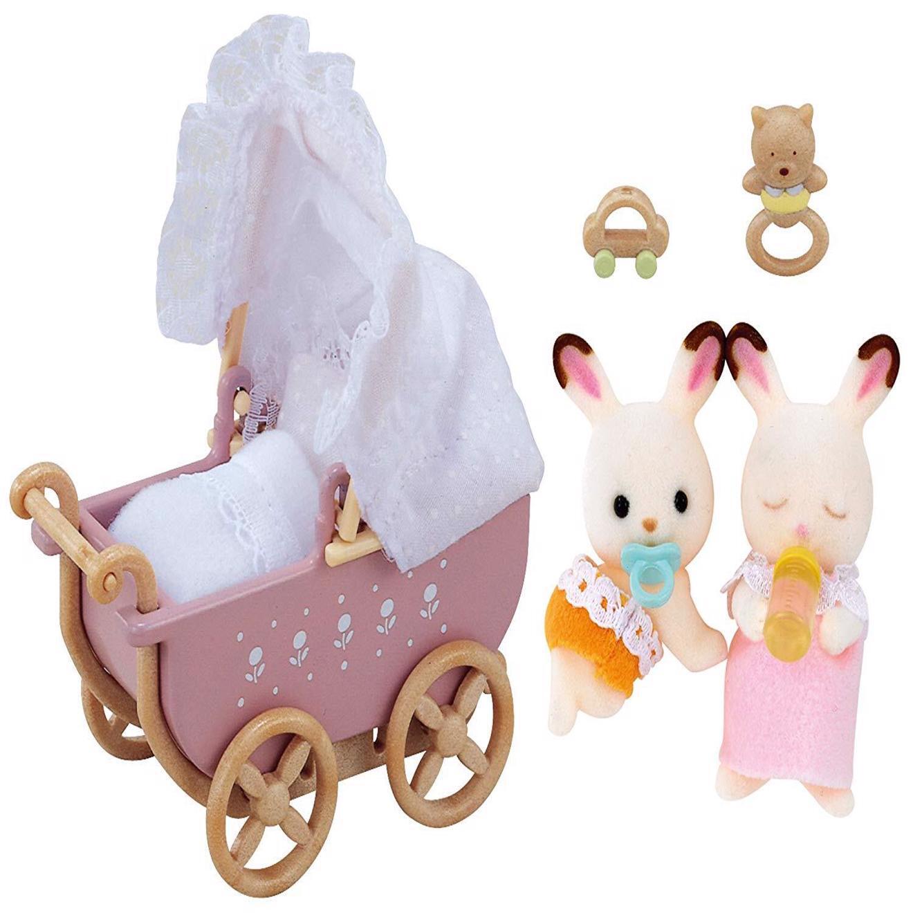 Sylvanian Families Chocolate Rabbit Twin Set SF5018 | eBay