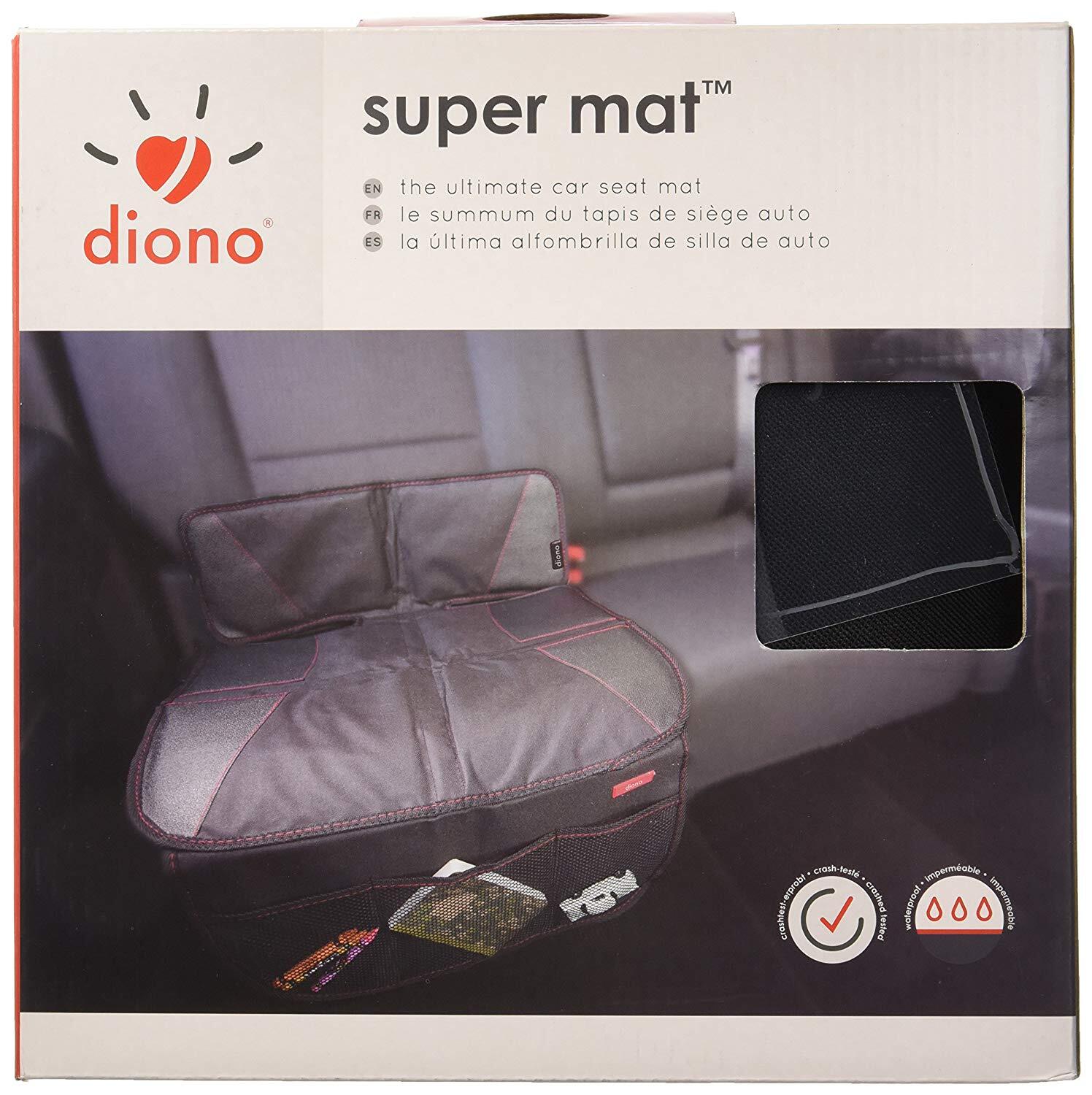 Diono Super Mat Black Car Seat Protector