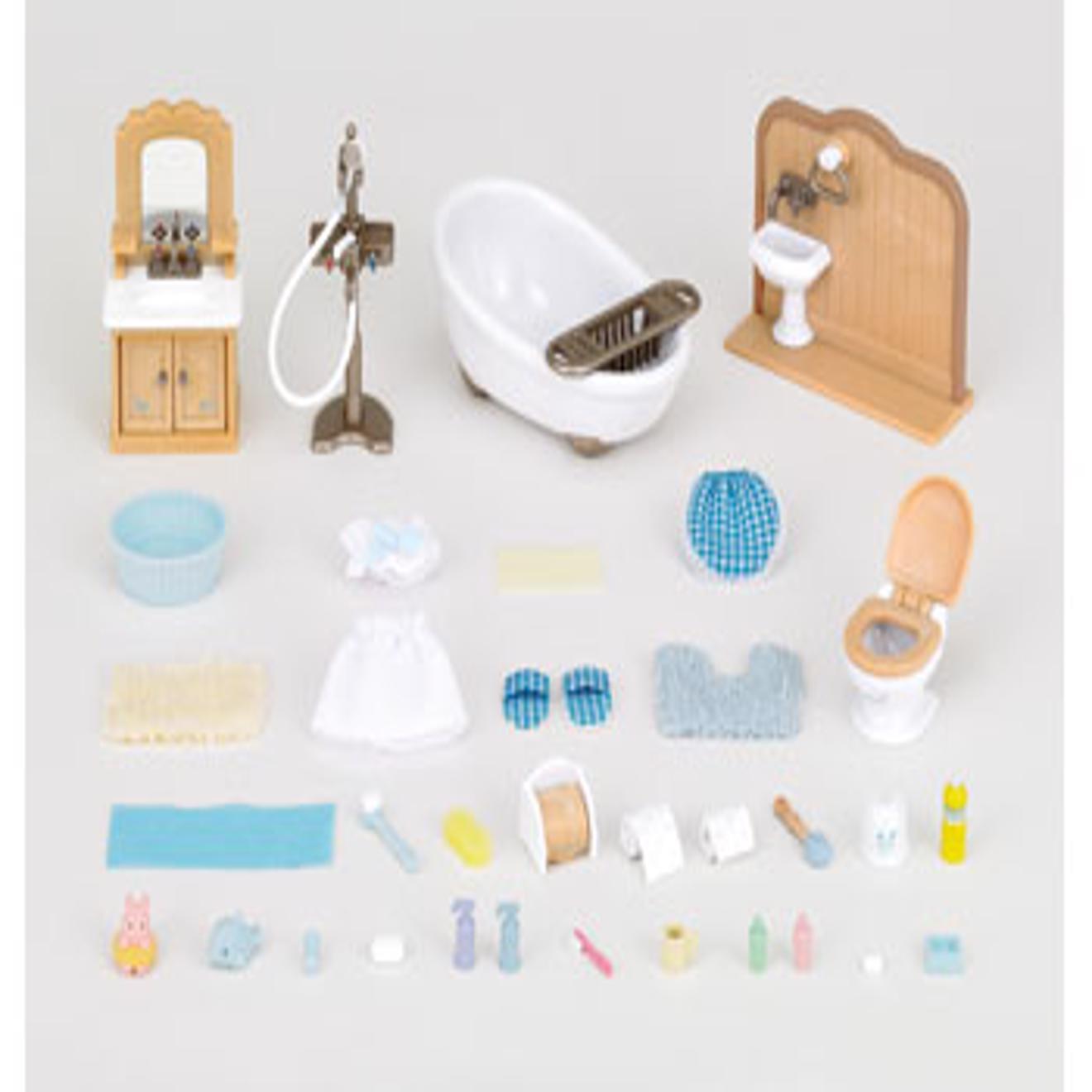 sylvanian families nursery bathroom set