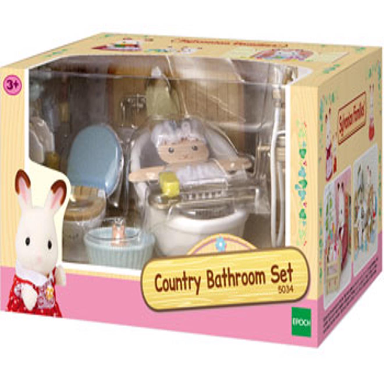 sylvanian families nursery bathroom set