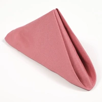 Wedding & Event Linen - Quality Polyester Napkins 50cm - Dusty Rose