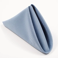 Wedding & Event Linen - Quality Polyester Napkins 50cm - Dusty Blue