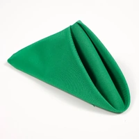 Wedding & Event Linen - Quality Polyester Napkins 50cm - Green