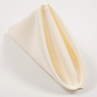 Wedding & Event Linen - Quality Polyester Napkins 50cm - Ivory