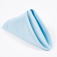 Wedding & Event Linen - Quality Polyester Napkins 50cm - Light Blue