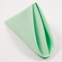 Wedding & Event Linen - Quality Polyester Napkins 50cm - Mint