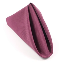 Wedding & Event Linen - Quality Polyester Napkins 50cm - Plum