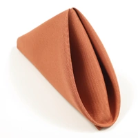 Wedding & Event Linen - Quality Polyester Napkins 50cm - Terracotta