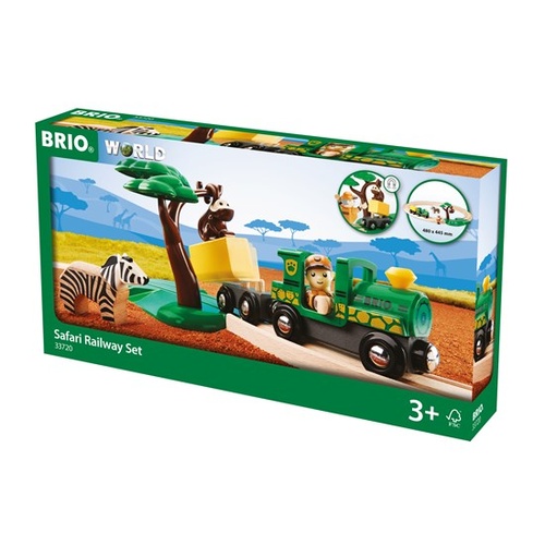 BRIO Set - Safari Railway Set, 17 pieces