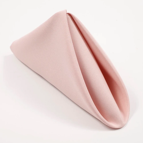 Wedding & Event Linen - Quality Polyester Napkins 50cm - Blush