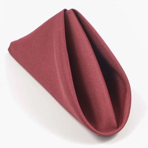 Wedding & Event Linen - Quality Polyester Napkins 50cm - Burgundy