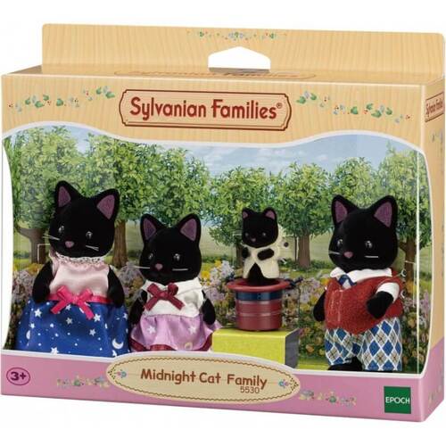 Sylvanian Families Midnight Cat Family SF5530